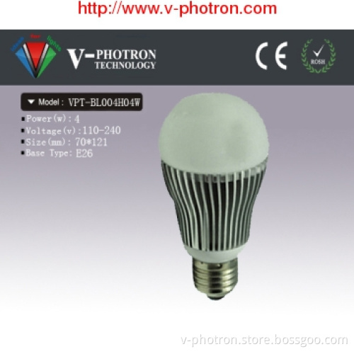 Long Lifespan LED Bulb Lights 4W